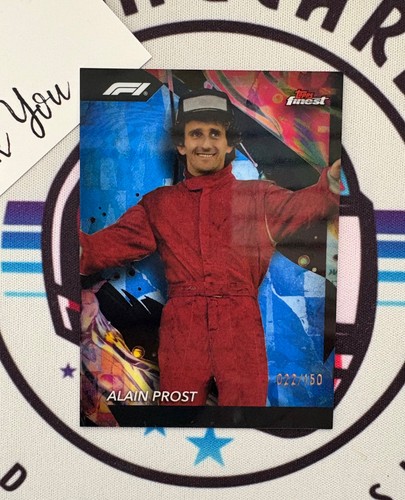 2024 Topps Finest F1 Alain Prost 🔥 22/150 BLUE