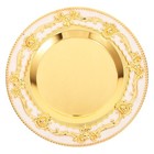  Round Serving Tray Candle Plates Trays Decorative for Home Christmas