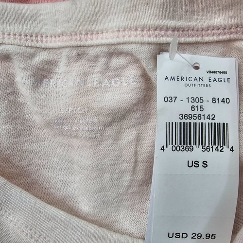 Camiseta para mujer American Eagle rosa Malibú club de tenis tie dye talla S nueva con etiquetas - Imagen 6 de 10