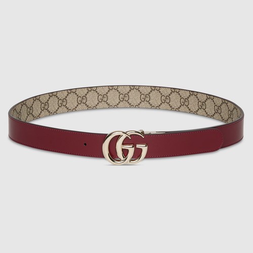 Gucci GG Reversible Marmont Wide Belt Size 95 New 2025 659417 - Picture 2 of 5