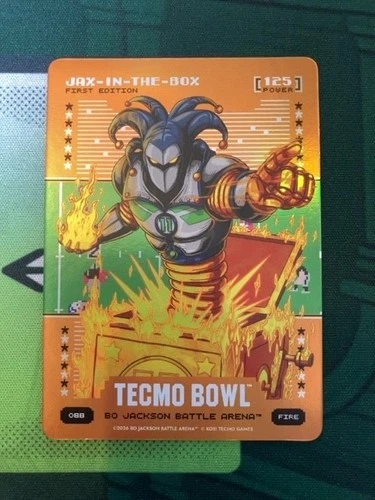 2026 Bo Jackson Battle Arena Jax-In-the-Box Fire Orange Battlefoil #O88