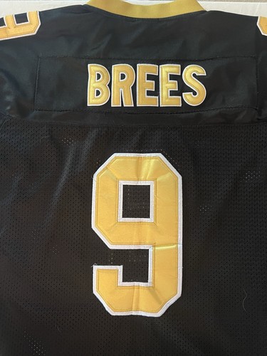 Drew Brees NFL Reebok Onfield Saints maglia capitano patch superbowl taglia 56 - Foto 13 di 14