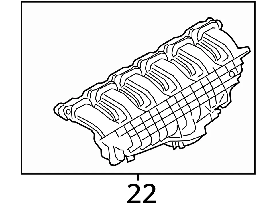 Colector de admisión 3,0 L turbo compatible con BMW X6 758601 11-19 Foto 3 de 4
