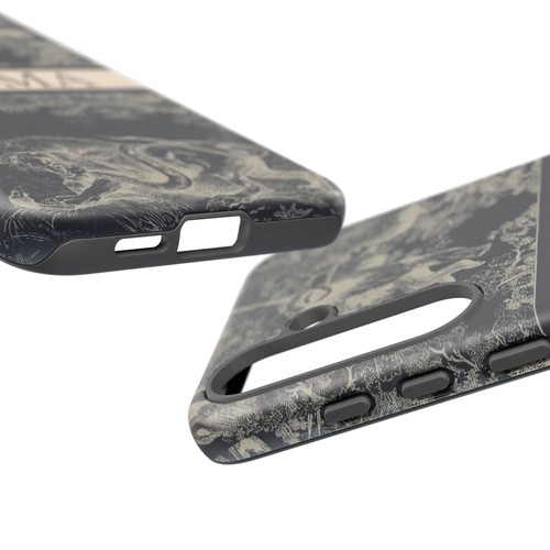 Custom Name Tough Phone Case with Lion & Monkey Design, Personalized Phone Cover - 第 130/229 張圖片