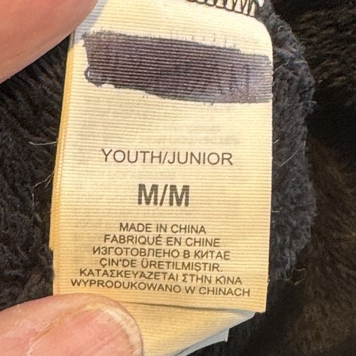 The North Face Youth Denali Thermal TNF Black Beanie Size Medium Winter Warm - Picture 8 of 9