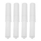  4 Pcs Toilet Paper Holders Roll Stand Replacement Rod Plastic Core