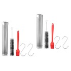  Set of 2 Räucherbesteck Räucherröhre BBQ -Zubehör Grillwerkzeuge