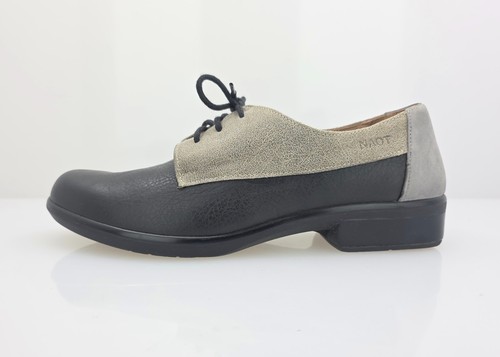 Zapatos para mujer Naot Kedma Oxford de cuero negro gris talla 38 / EE. UU. 7,7,5 - Imagen 4 de 16