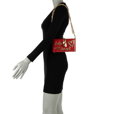 【関税&送料込み】Dolce & Gabbana Bags DOLCE & GABBANA Plexiglas Clutch Bag DOLCE BOX Take My Heart