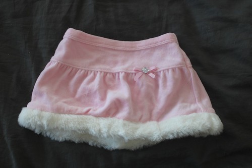 Gonna in pelliccia sintetica rosa Gymboree bambina 3-6 mesi