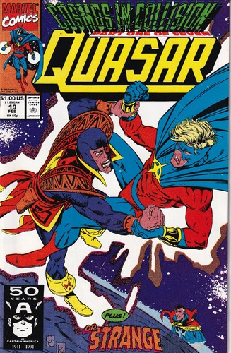 QUASAR Vol. 1 #19 February 1991 MARVEL Comics - Jack of Hearts - Bild 1 von 2