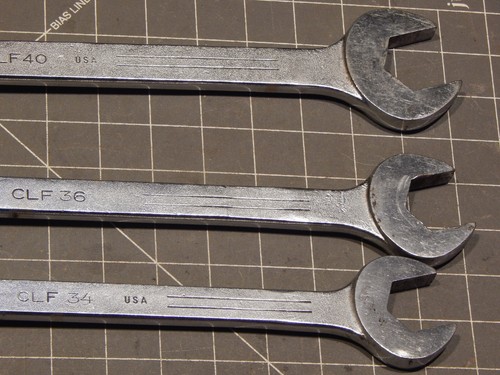 Mac 3Pc SAE Combination Flex Head Socket End Wrench Set 1 1/16 1 1/8 1 1/4 CLF40 - Picture 5 of 5
