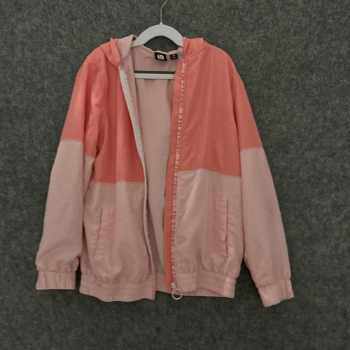 Ideology Big Girls Rainbow Striped Track Jacket Pink Size M - Picture 2 of 6