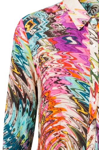 Multicoloured Ofelia Bright Shirt Swirl Desigual Uk 8 Xs Rrp£64 xxl 18 4wqdETTn