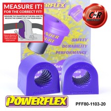 Powerflex Road Frt Überrollbügel Buchsen 20mm Für Fiat Punto Evo 2009 Auf
