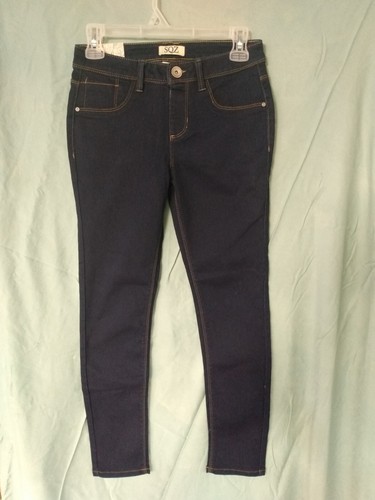 NWT SQUEEZE New York SZ 14 Skinny Girls  Dark Blue Jeans SQZ Girls - Picture 4 of 19