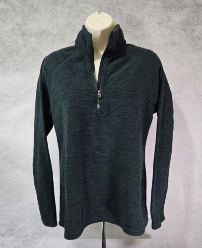 Suéter Pullover Eddie Bauer Manga Larga 1/4 Cremallera Polar Talla M - Imagen 3 de 11