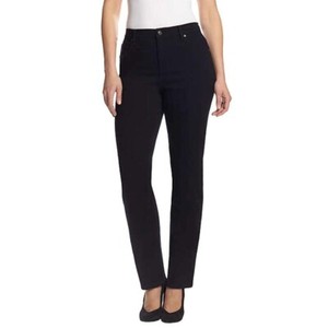 Gloria Vanderbilt Amanda Black Classic Fit Tapered Jeans Size 20w Short