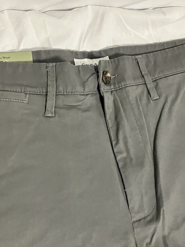 Goodfellow & Co Men's Every Wear Straight Leg Slim Straight Chino Pants Gray - Picture 4 of 11