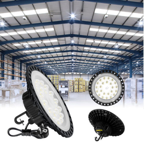 8x illuminazione sala UFO LED faretto da soffitto lampada da officina lampada industriale lampada - Foto 45 di 130