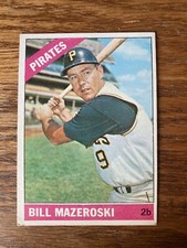 1966 Topps Bill Mazeroski Pittsburgh Pirates #210