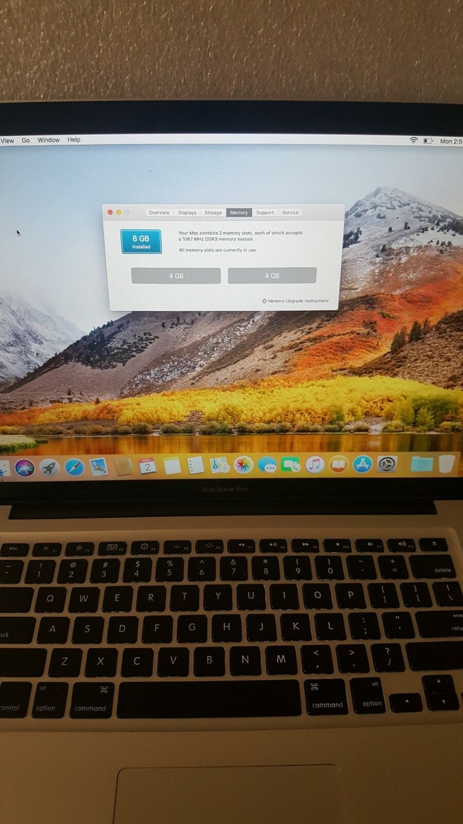 Apple MacBook Pro (15-Inch, Mid 2010) Core i7 2.66GHz 8GB