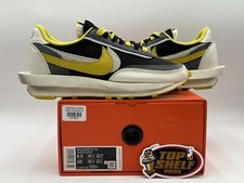 Nike sacai Undercover LDWaffle Bright Citron Size 8.5 Authentic Used 2021 OG Run