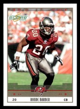 2005 Score Ronde Barber #281 Tampa Bay Buccaneers Football Card