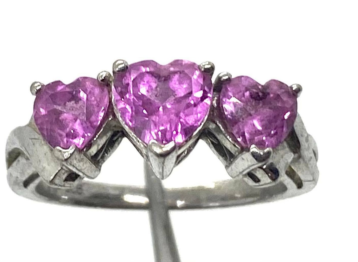 【関税込み】N-Dia Heart Ring 3, Purple/Gold Plated 関税込み】N-Dia Heart Ring 3, Purple/Gold Plated N-Dia Heart