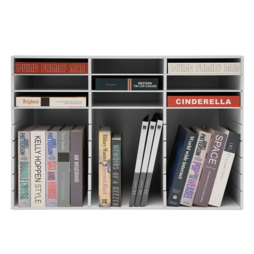 27 Ranuras Aula Guardianes Literatura Almacenamiento Estante PVC Porta Archivos Buzón Blanco - Imagen 8 de 17