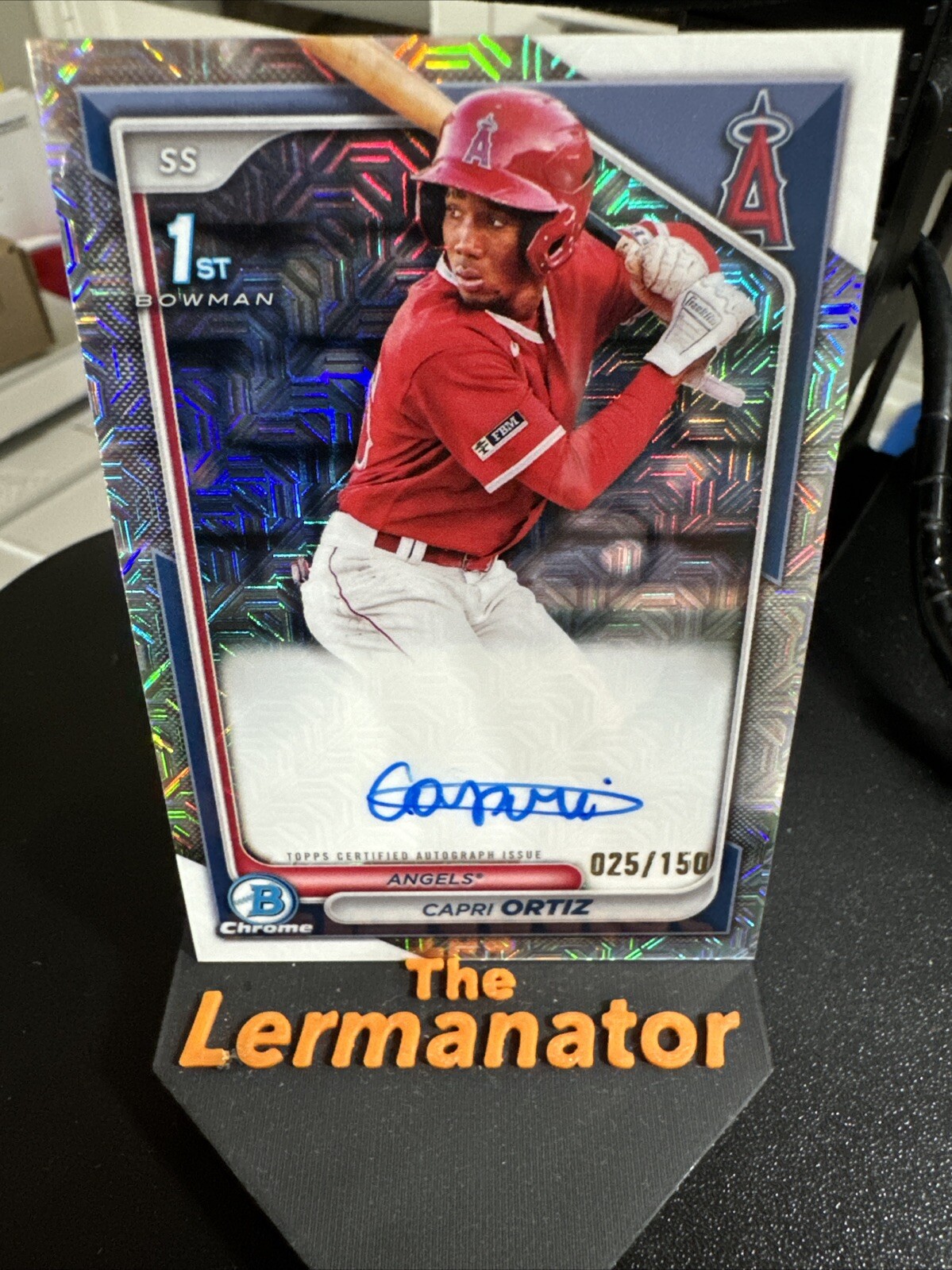 2024 Bowman - Chrome Prospect Auto HTA Choice Refractor #CPA-CO Capri Ortiz /150