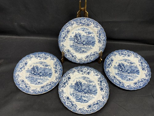 Johnson Brothers "COACHING SCENES" ~ Set of 4 ~ Bread Plates ~ 6 1/4" - Picture 6 of 9