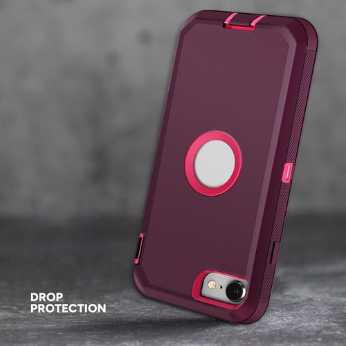 For Apple iPhone SE 2022 2023 2 3 Case Heavy Duty Shockproof Hard Rubber Cover - Picture 38 of 54