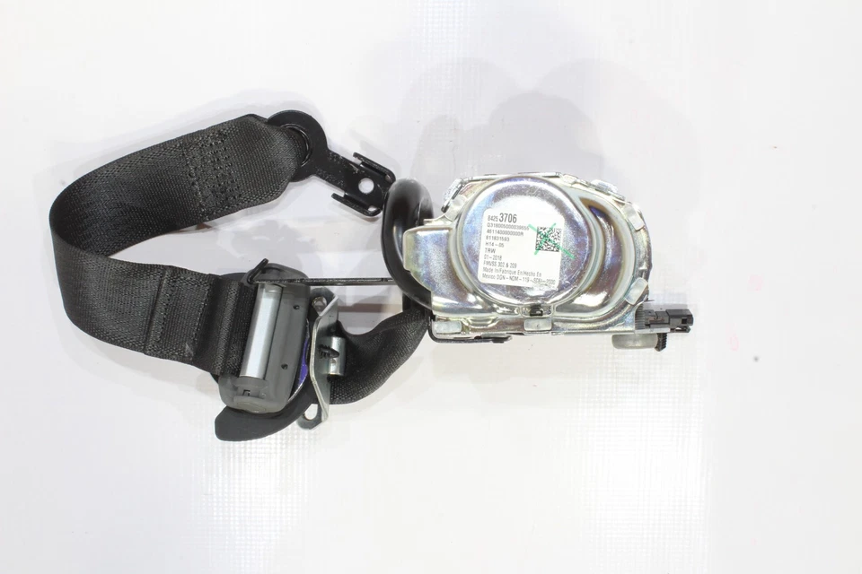 2017 2018 CHEVROLET SILVERADO 1500 EXT/CREW CAB BLACK SEAT BELT RH FRONT OEM Foto 3 de 3