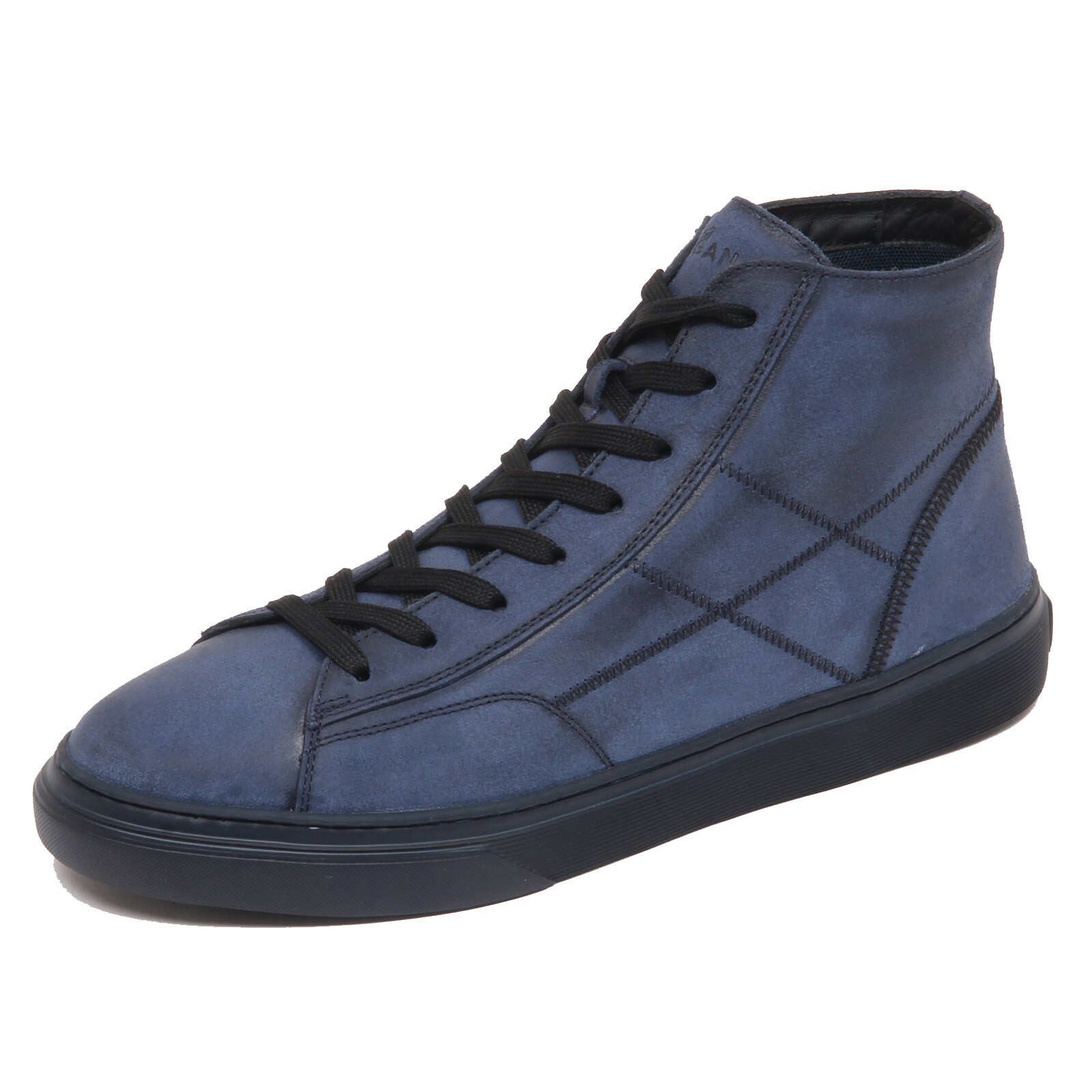 F8086 zapatilla de deporte hombres azul HOGAN H365 Efecto Vintage Azul Oscuro Suela Zapato hombre F8086 zapatilla de deporte hombres azul HOGAN H365 Efecto Vintage Azul Oscuro Suela Zapato hombre