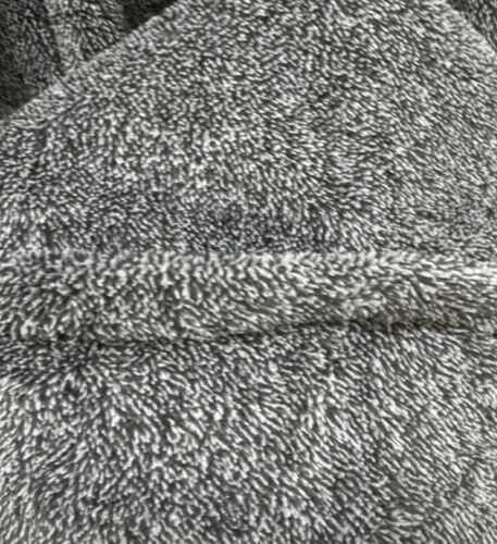 TOMMY BAHAMA Marlin Spa Bath Robe Black/Gray White Plush Men's Size S/M Pockets - Picture 8 of 8