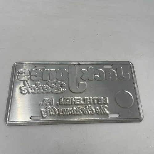 Vintage License Plate Topper Jack Jones Buick Bethlehem PA - Picture 3 of 3