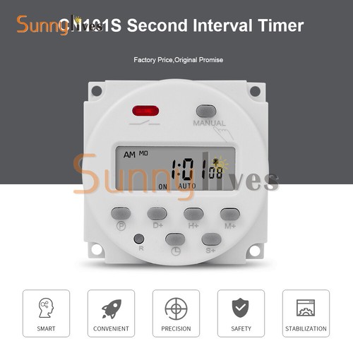 DC12/24V AC110V/220V Timer Switch Digital LCD Programmable Control Time Relay - Picture 93 of 108