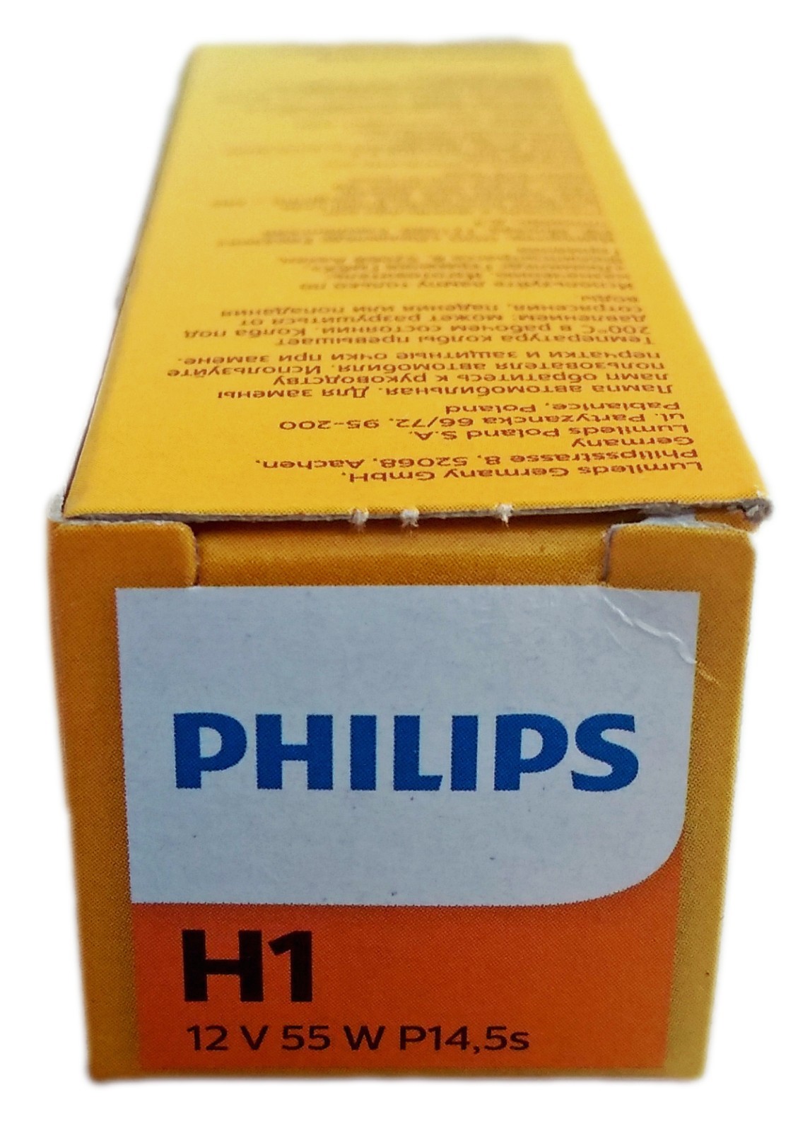 12258PRC1 PHILIPS H1 12V 55W 3200K Halogen Vision Glühlampe