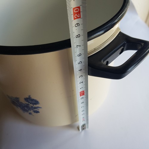 Westen Leonia cooking pot lid Bassano 20 enamelled enamel stockpot vintage Italy - Picture 7 of 24