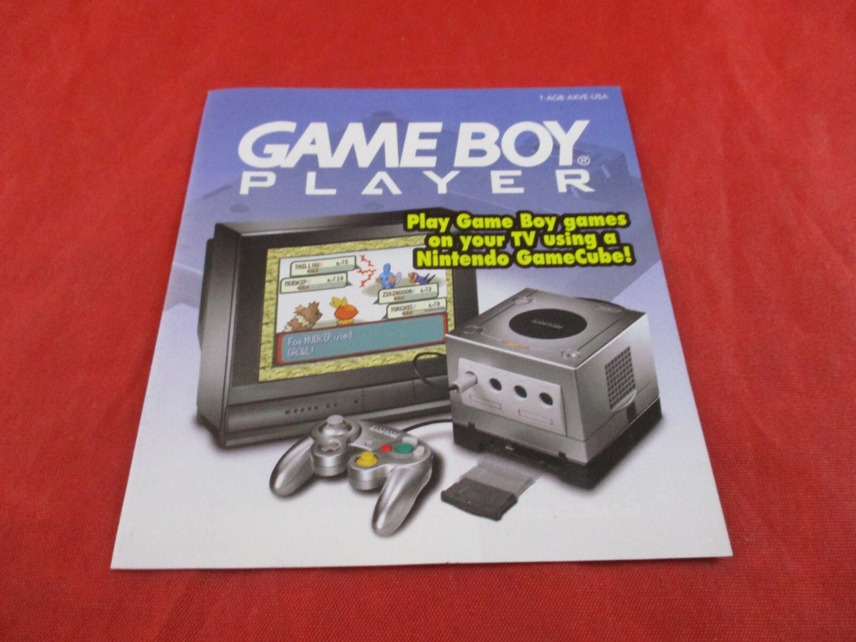 Game Boy Player Nintendo Game Boy Advance Gamecube Promo Offer Insert ONLY