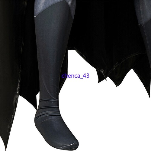 Justice League Warworld Batman Men's Bodysuit Jumpsuit Cosplay Costume Halloween - Picture 18 of 25