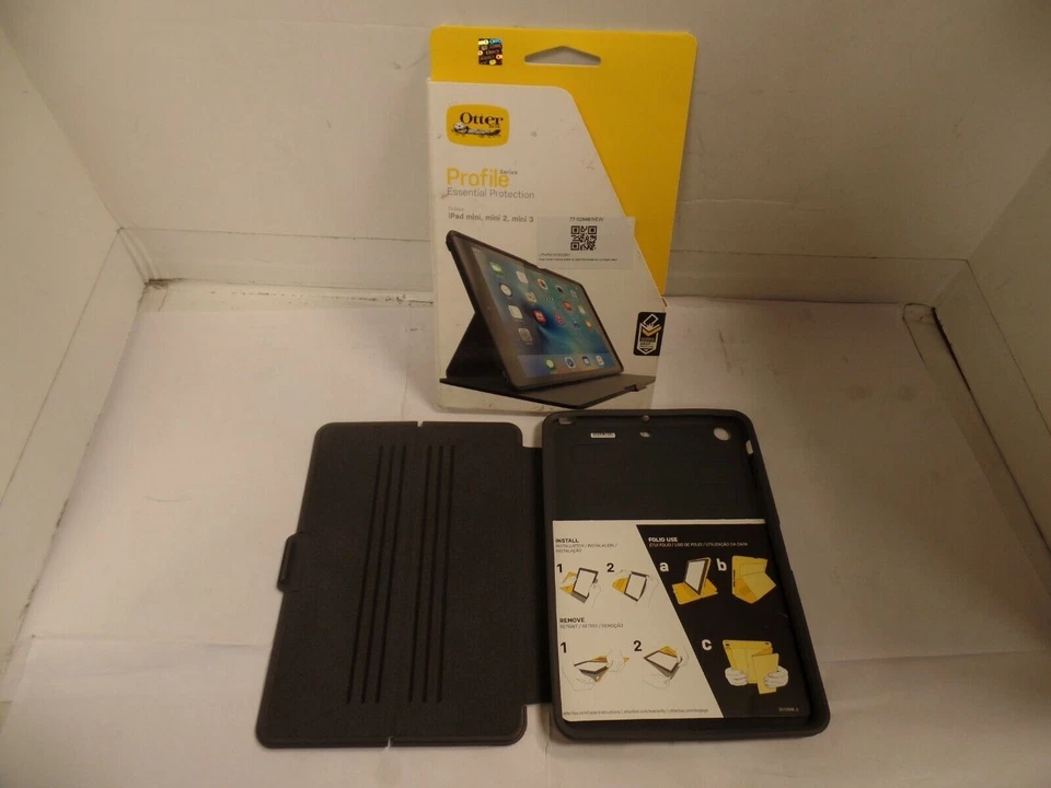 OTTERBOX 7752848 Profile Series Slim Case for iPad Mini, Mini 2 - Green/Gray - Image 3 of 4