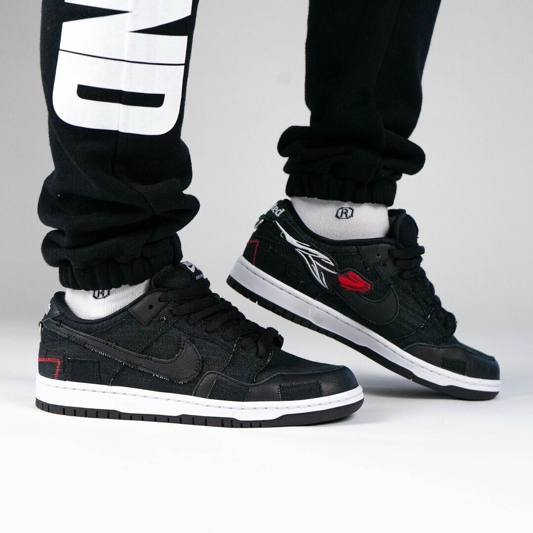 Verdy Wasted Youth x Nike SB Dunk Low “Black Denim” - Men's Verdy Wasted Youth x Nike SB Dunk Low “Black Denim” - Men's