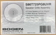 Bogen S86T725PG8UVR Speaker - 4 W RMS - 1-way Part# S86T725PG8UVR *NEW* LOT OF 6