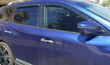 AVS Smoke Rain Guards Vent Visors 3M Tape-On for 2013-2020 Nissan Pathfinder SUV