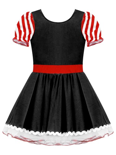 Kids Gingerbread Girl Christmas Costume 3D Print Holiday Performance Dress up - Picture 20 of 52