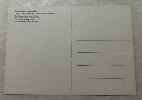 The Adoration Of The Magi Amsterdam, Netherlands. Postcard (R2) - Picture 2 of 2