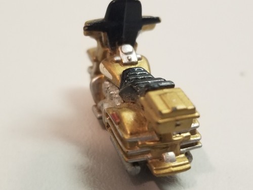 Micro Machines Harley Davidson Electraglide Motorcycle Gold 1989 Galoob - Picture 5 of 10