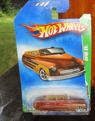 hot wheels treasure hunt 49 mercury Convertible Lead sled Toy Lot